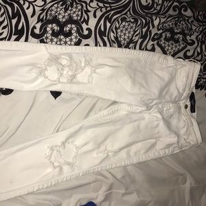 White jeans